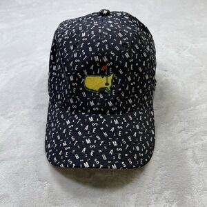 Masters Augusta National Golf Hat Strapback Navy All Over Print Cap